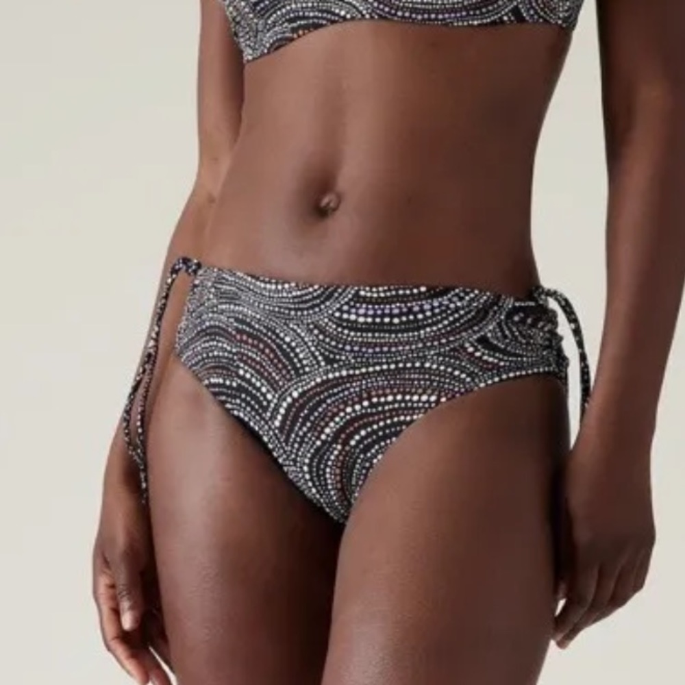 Athleta Black and White Bikini